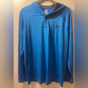 💰5/$10 Men’s under armour heat gear hooded long sleeve pullover